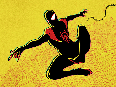 Spiderman / Miles Morales comic art comics illustration marvel marvelcomics photoshop pop art spiderman