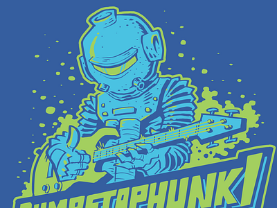 Dumpstaphunk shirt design band merch bandmerch bass funk illustration low end music music art photoshop pop art