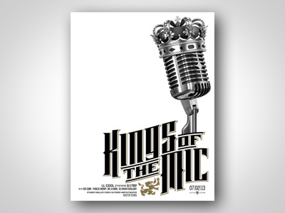 Kings of the Mic Stubb's Austin gigposter