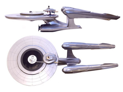 custom Star Trek Enterprise for Paramount Pictures bobby dixon custom model star trek enterprise turntable