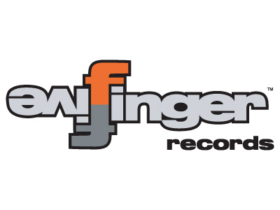 Five Finger Records logo bobby dixon branding identity logo