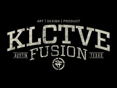 KLCTVEfusion t-shirt apparel bobby dixon graphic identity lettering logo shirt type typography