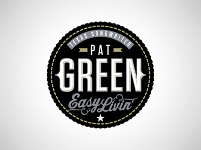 Pat Green merch designs