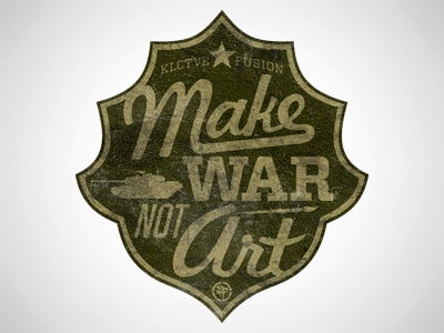 Make War Not Art bobby dixon graphic lettering shirt type typography