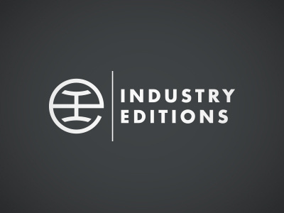 Industry Editions logo austin bobby dixon branding industry industry editions industry print shop logo texas