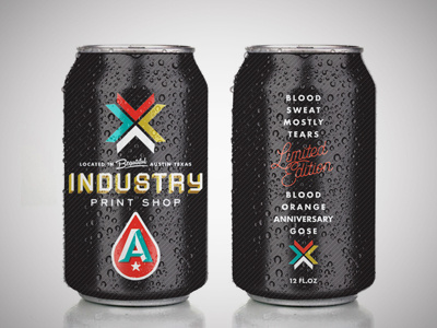 Industry Print Shop Collaboration with Austin Beerworks austin austin beerworks beer bobby dixon branding can industry industry print shop packaging texas