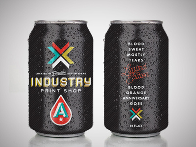 Industry Print Shop Collaboration with Austin Beerworks