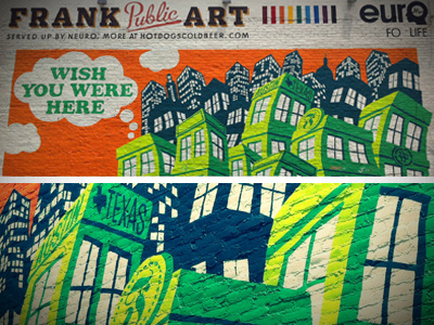 Frank Public Art Mural bobby dixon buildings city frank illustration mural painting