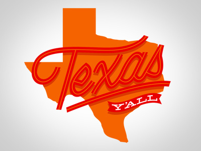 Texas graphic bobby dixon lettering texas type typography