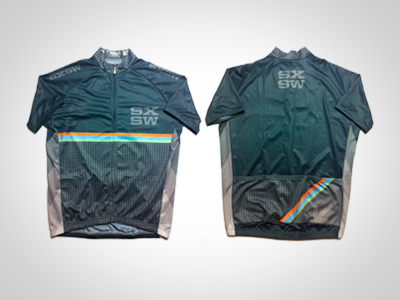 SXSW staff cycling jersey apparel bobby dixon cycling jersey sxsw