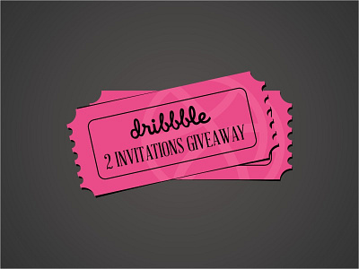 Dribbble Invite dribbble giveaway invitation invite ticket