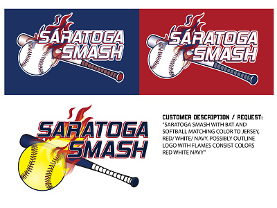 Custom Request: SMASH apparel digital illustration sportswear typography vector