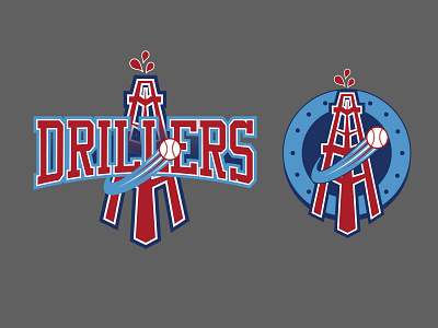 Drillers V2 branding illustration logo sports logo sportswear typography vector