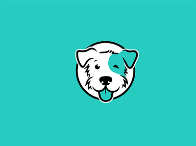 DOG animation app branding design icon illustration illustrator logo minimal vector