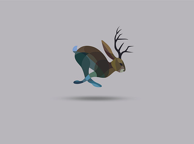 DEER animation app branding design icon illustration illustrator logo minimal vector