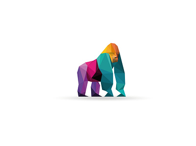 GORILLA animation app branding design icon illustration illustrator minimal type vector