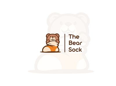 THE BEAR SOCK animation app branding design icon illustration illustrator minimal type vector