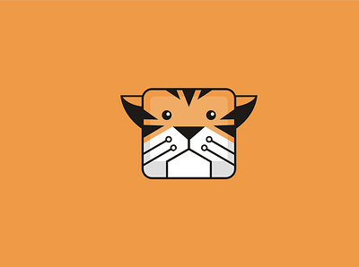 TIGER animation app branding design icon illustration illustrator logo minimal vector