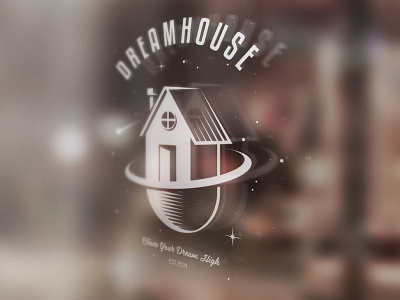Dreamhouse dreamhouse house logo planet