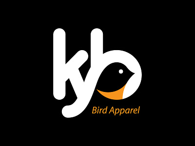 Kyb Logo bird bird apparel bird logo birdcage clothing icon illustration logo vector