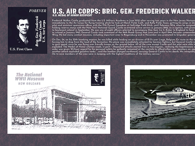 Postcard & Postage Concept for The National WWII Museum advertisement branding collector set concept design copywriting gift shop illustration logo medal of honor medal winners military museum postage stamp postcard postcards stamp collection stamps stationery design war history ww2
