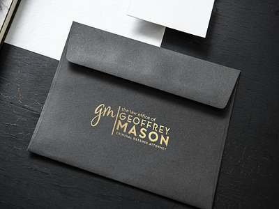 Geoffrey Mason Attorney Logo branding design logos stationery typography vector