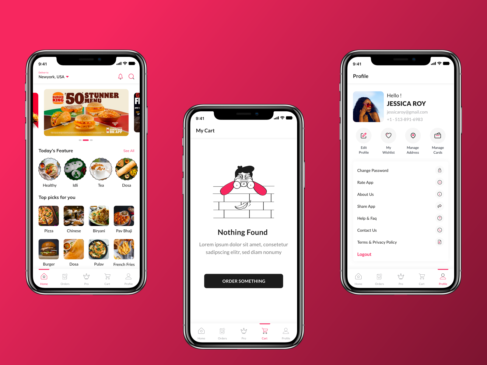 Food App Design by Keval Gadhiya on Dribbble