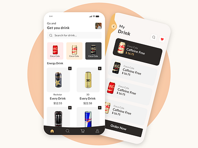 Drink App Design