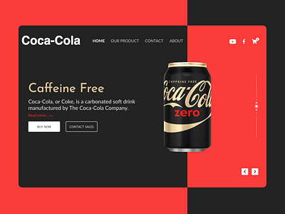 Coca Cola Web Design