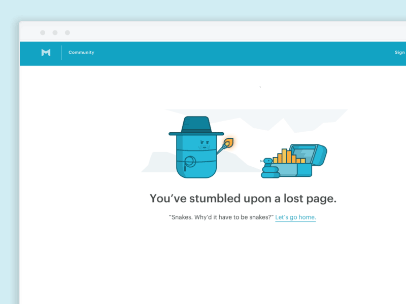 404 illustrations 404 castaway data error page illustration indiana jones not found tom hanks treasure willy wonka