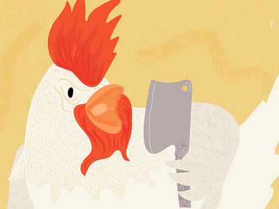 LiT #8 | Threatening Chicken butcher chicken illustration threat translation turkey