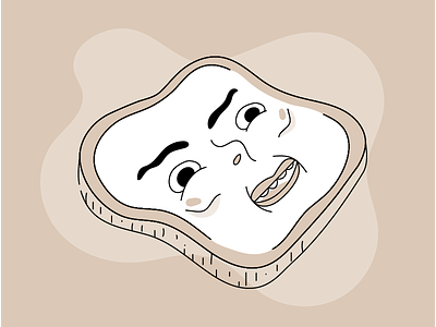 LiT #12 | Face Bread bread face illustration