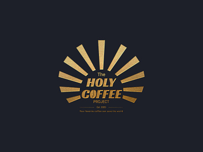 The Holy Coffee Project adobe illustrator branding design flat graphic design icon illustration logo typography vector