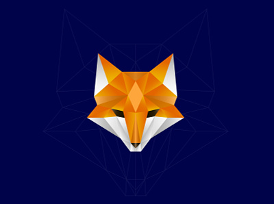 Fox Polygon adobe illustrator branding design fox illustration fox logo fox polygon graphic design icon illustration logo polygon polygon art polygons