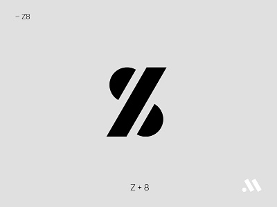 Z8 adobe illustrator design flat graphic design icon logo minimal polygon typography vector