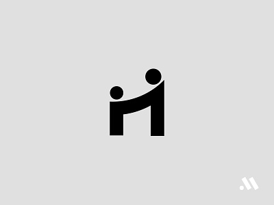 Hi! adobe illustrator branding design flat graphic design icon logo minimal minimal logo minimalist logo monogram logo typography typography logo vector