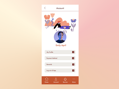 100 Day UI challenge - Day 006 User Profile app dailyui design ui ux vector