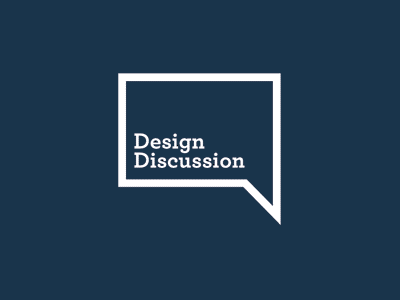 Logo | Design Discussion blog branding design logo