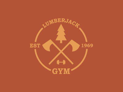Logo | Lumberjack Gym branding gym logo