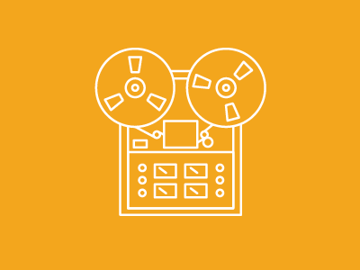 Illustration | Daily Doodles No.6 "Its Recording Time" daily device doodles illustration recording retro