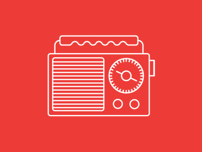 Animation | Daily Doodles No.9 "Retro Radio Waves" adobe after effects animated animation color doodle focus lab gif icon illustration motion graphics radio