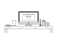 Illustration | Pre-Awesomeness Workspace by Rocky Roark for Focus Lab ...