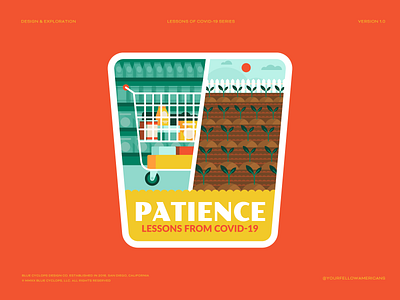 Illustration | Lessons of COVID-19 Badge — Patience