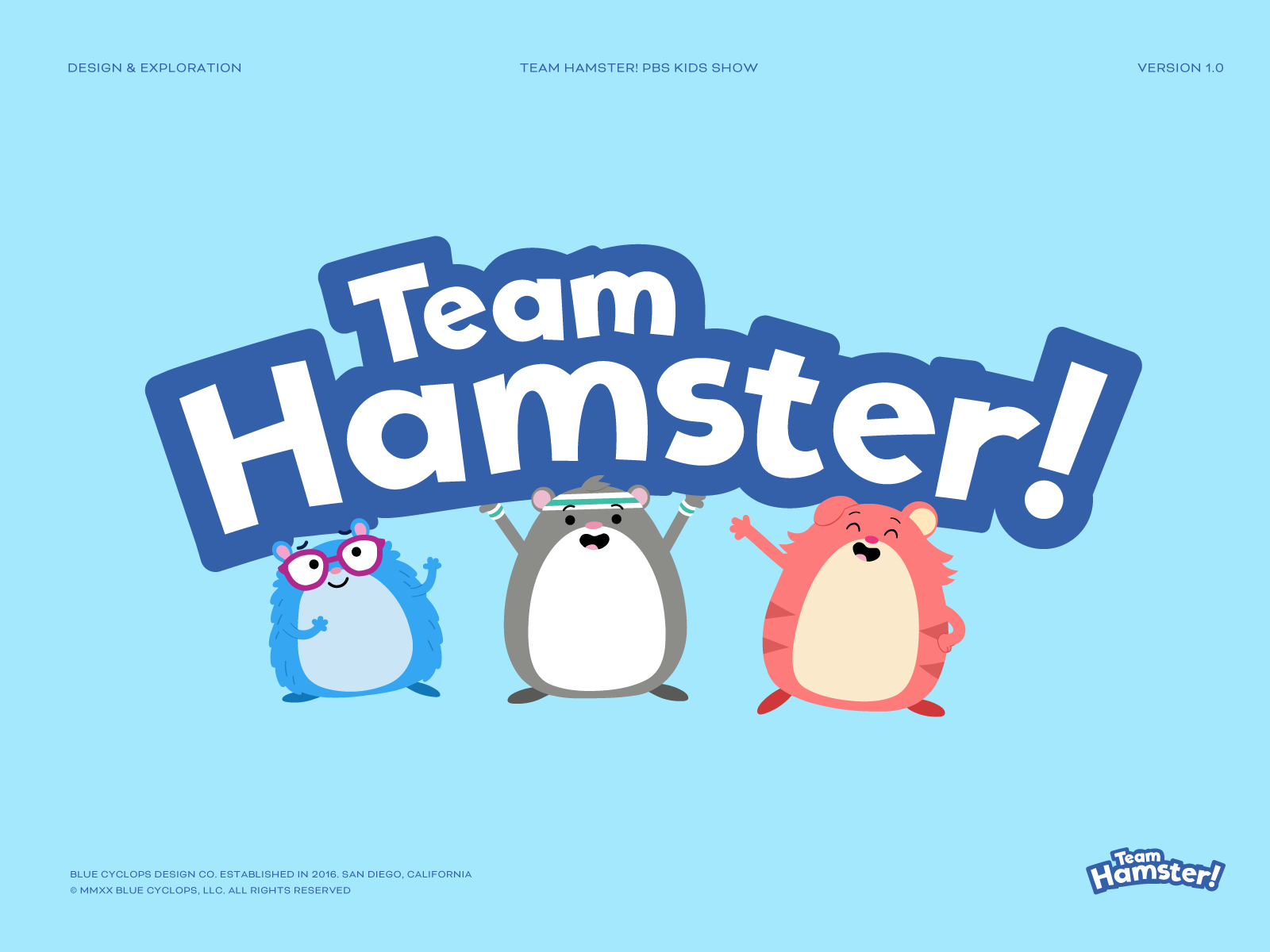 Branding | Team Hamster! Logo for PBS Kids by Rocky Roark on Dribbble