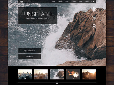 Web | Unsplash branding design fun photography stock photos ui unsplash ux web