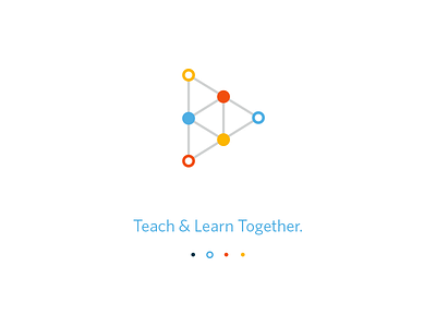 Branding | "Teach & Learn Together." branding color design lines logo mark symbol type typography ui ux web