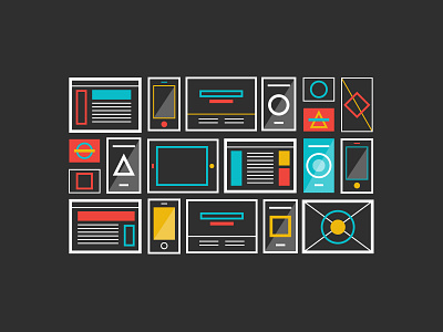 Illustration | Abstract Animation Storyboard animation storyboards awesome color design freelance fun icons illustration linework security technology west coast