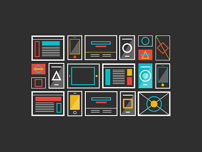 Illustration | Abstract Animation Storyboard by Rocky Roark on Dribbble