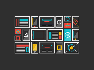 Illustration | Abstract Animation Storyboard animation storyboards awesome color design freelance fun icons illustration linework security technology west coast