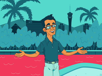 Illustration | Blog Post Header blog color design doodle editorial fun illustration illustrator las vegas neil patel